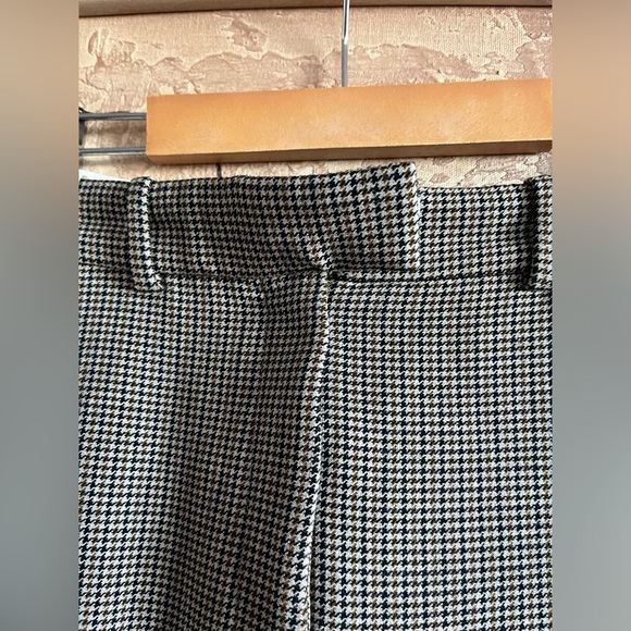 Aritzia Babaton Sadiki Pant in Camel/Navy Tt Houndstooth - Picture 11 of 14
